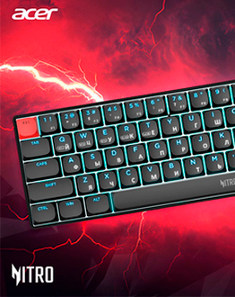 Acer расширяет линейку игровых аксессуаров Nitro: представлены новые клавиатура и мышь