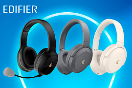 Edifier представляет две новые беспроводные гарнитуры с быстрой зарядкой